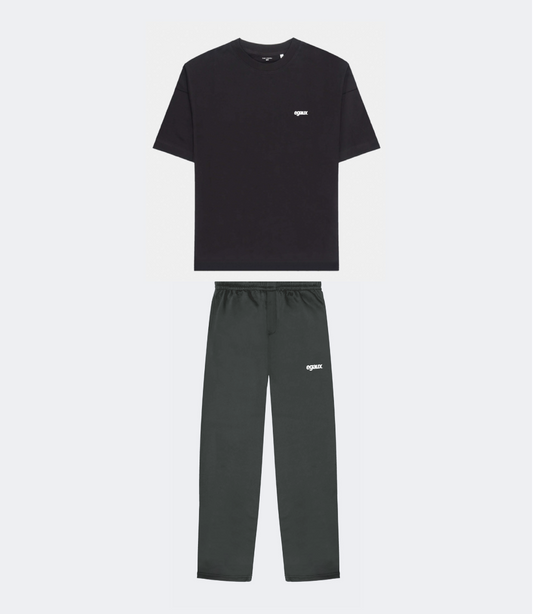 Pack Basic T-shirt noir + Jogger