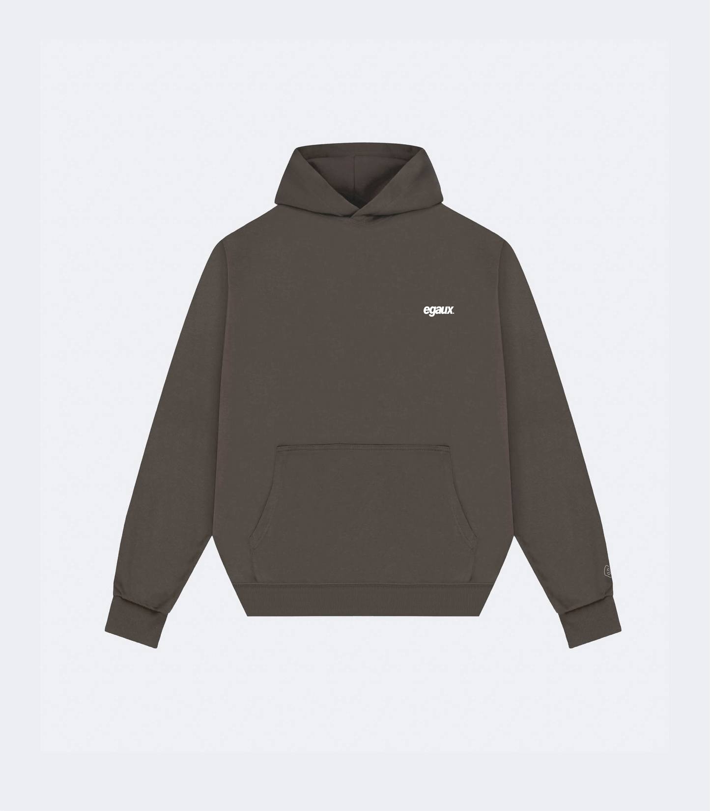 Hoodie Basic chocolat