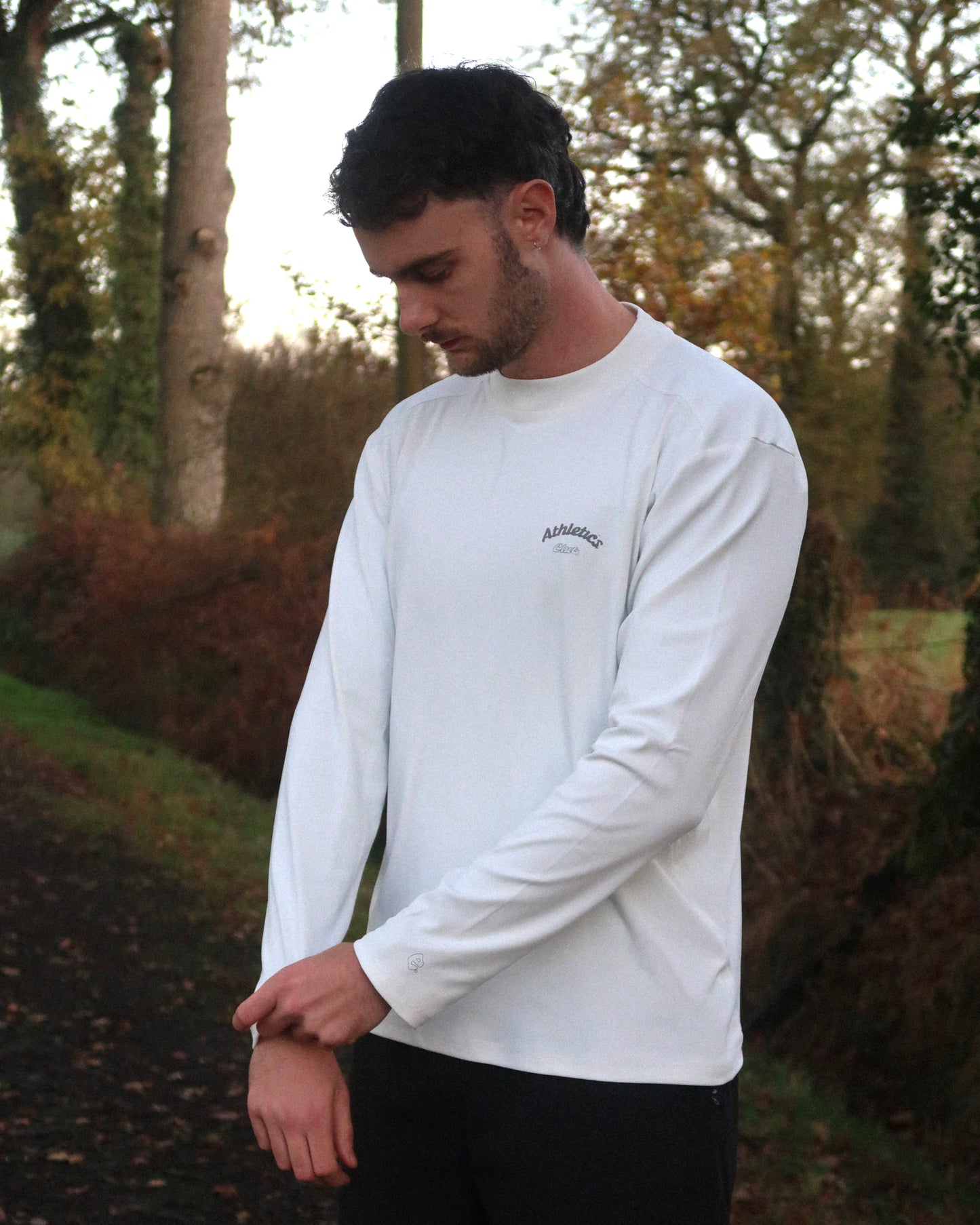 Training long sleeve blanc