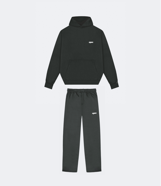 Pack Basic Hoodie noir + Jogger noir
