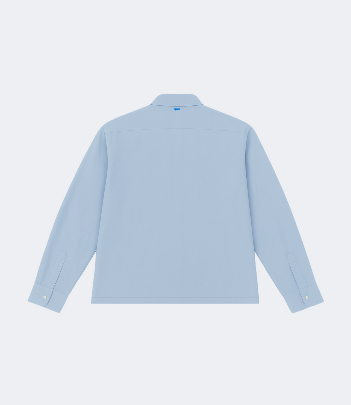 Chemise boxy bleu