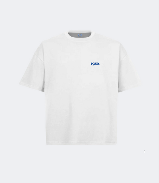 T-shirt blanc egaux x printemps