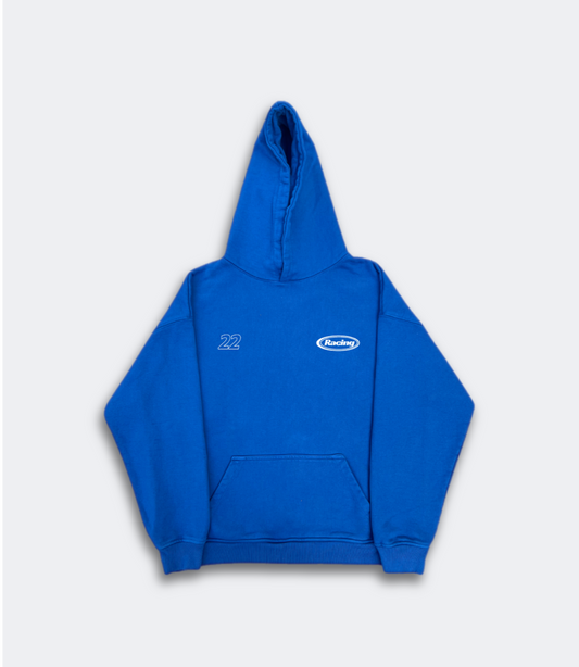 Hoodie Bleu éléctrique Racing
