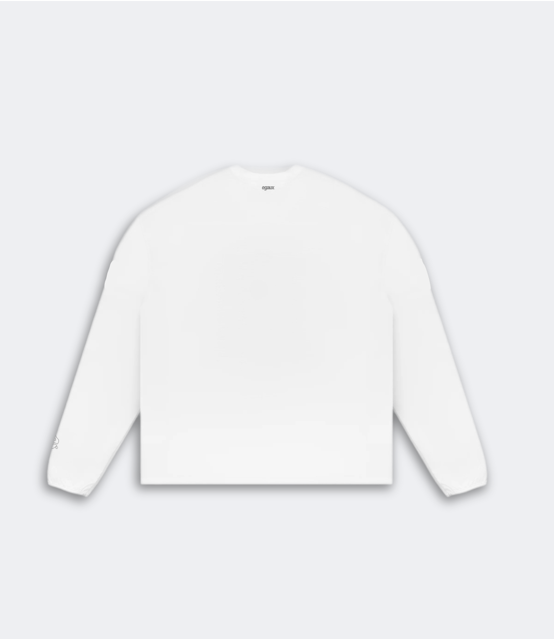 Training long sleeve blanc
