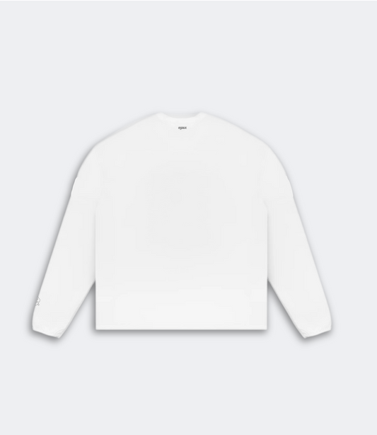 Training long sleeve blanc