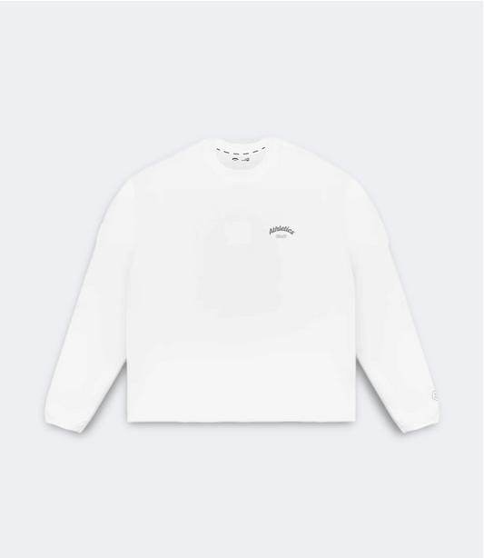 Training long sleeve blanc