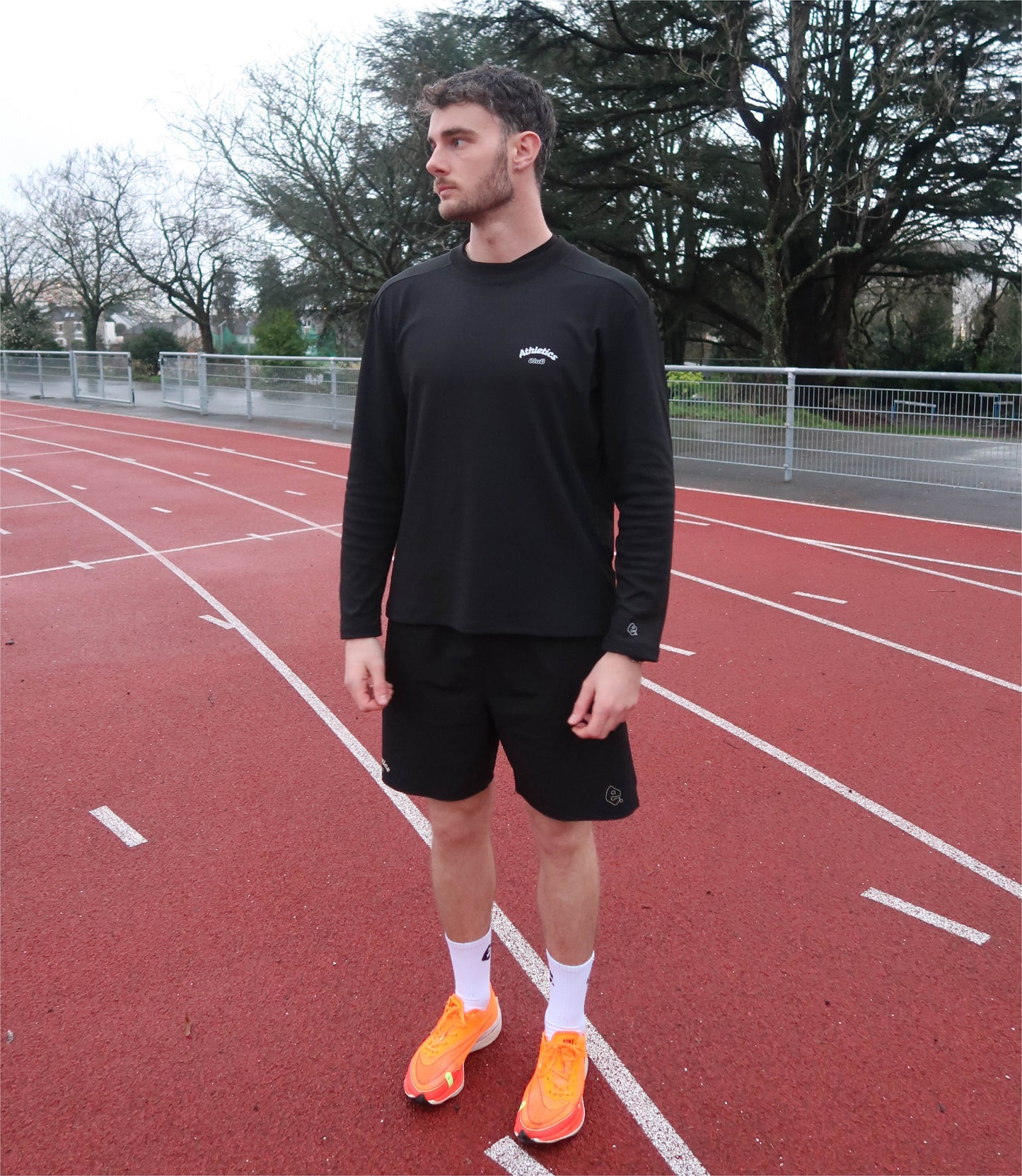 Training long sleeve noir