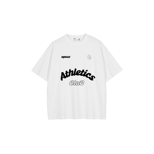 T-SHIRT ATHLETICS CLUB BLANC