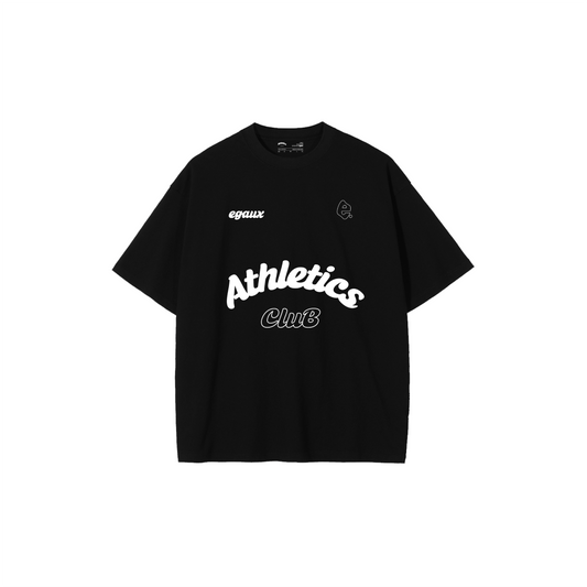 T-SHIRT ATHLETICS CLUB NOIR