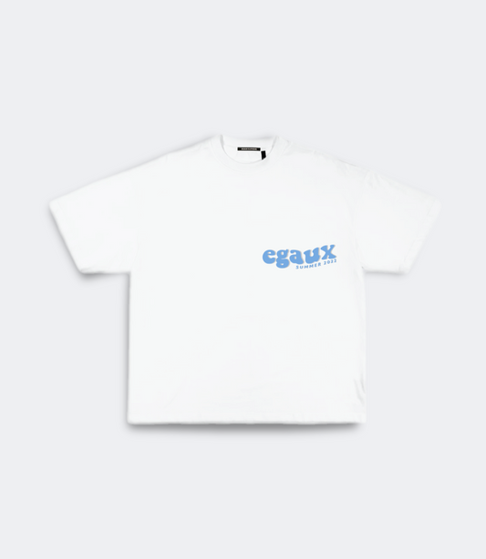 T-shirt Be awesome Blanc