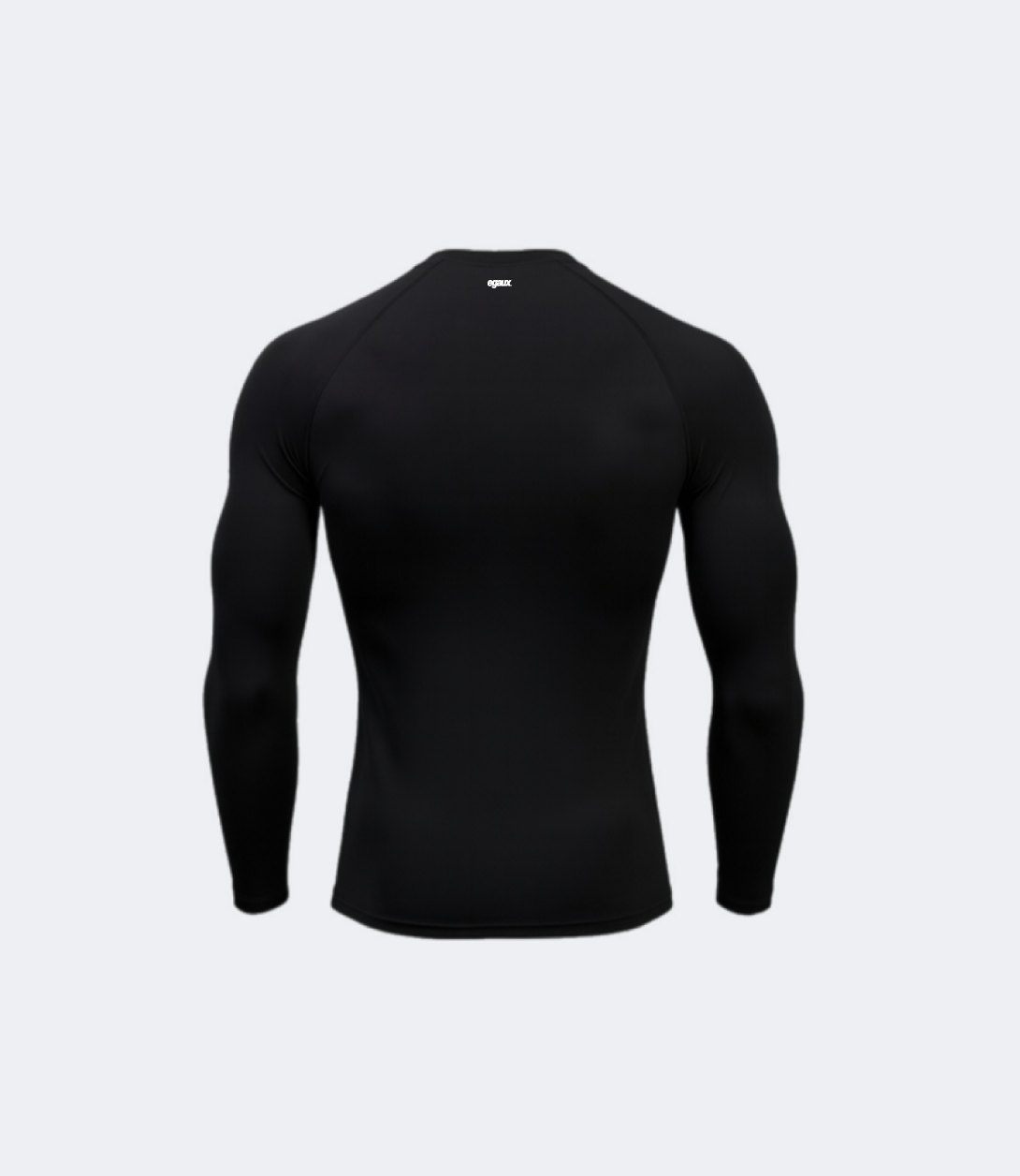 T-shirt compression noir athletics club manche longue