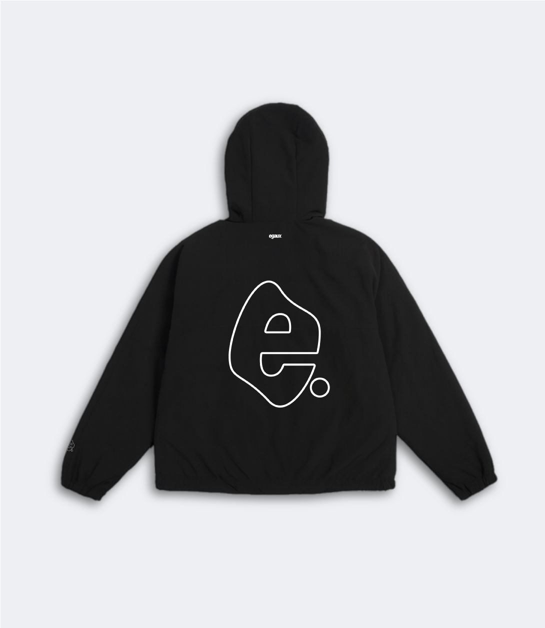 Training windbreaker jacket noir