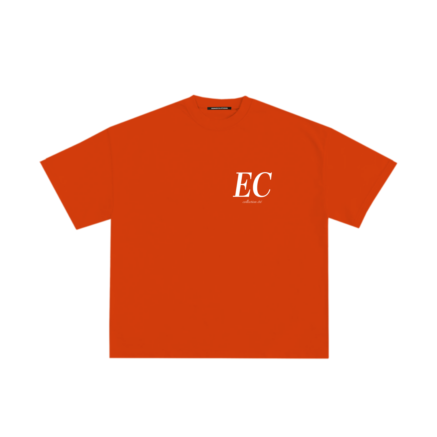 T-SHIRT ORANGE "EC collection été"